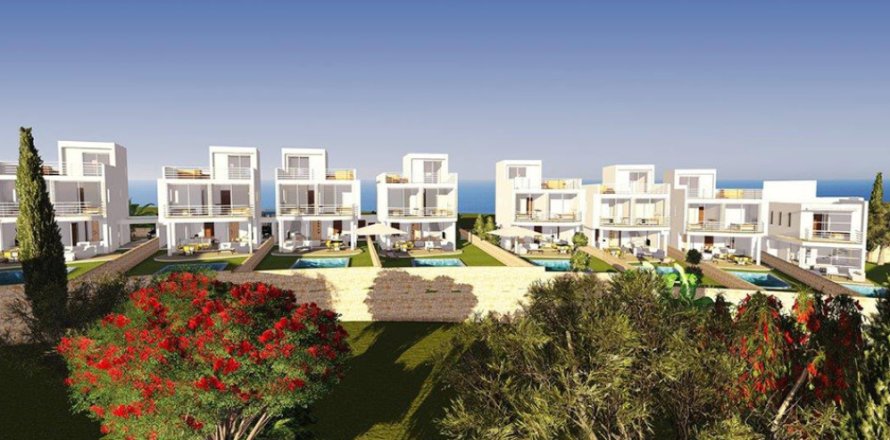 Вилла с 4 комнатами в Пафос, Кипр №105224