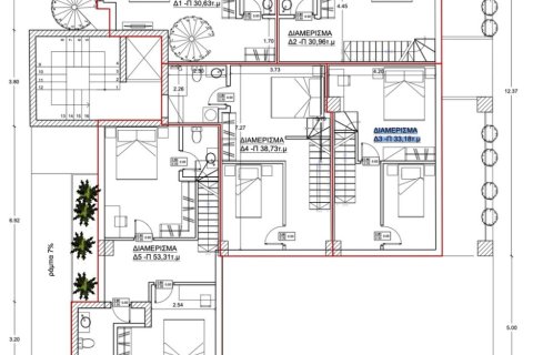 2 bedrooms Duplex in Piraeus, Greece No. 109450 3