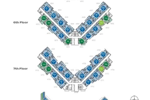 Кондоминиум с 2 спальнями в Пляж Лаян, Таиланд №1147 10