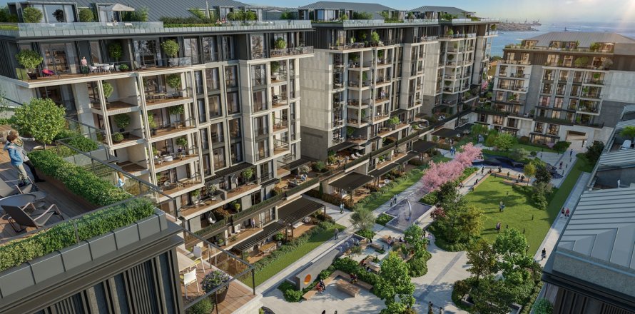 Квартира с 6 комнатами в Стамбул, Турция №122260