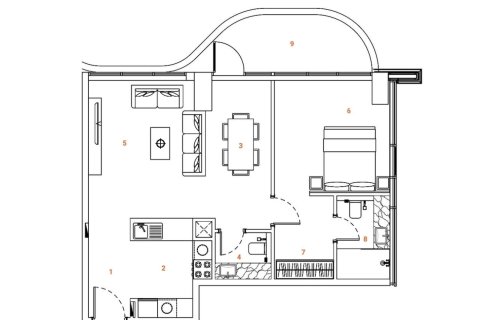1 dormitorio Apartment en Can Tho, Vietnam No. 92151 10