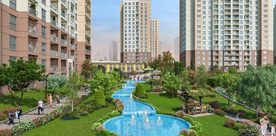 Квартира с 4 спальнями в Стамбул, Турция №114604