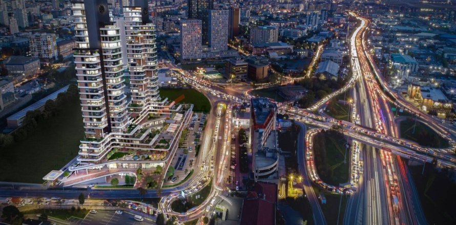 Квартира с 4 спальнями в Багджылар, Турция №17113