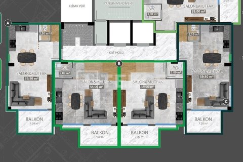 2 chambres Penthouse à Chau Lang, Vietnam No. 66481 10