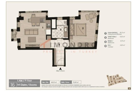 1 bedroom Apartment in Thuy Nguyen, Vietnam No. 80440 27