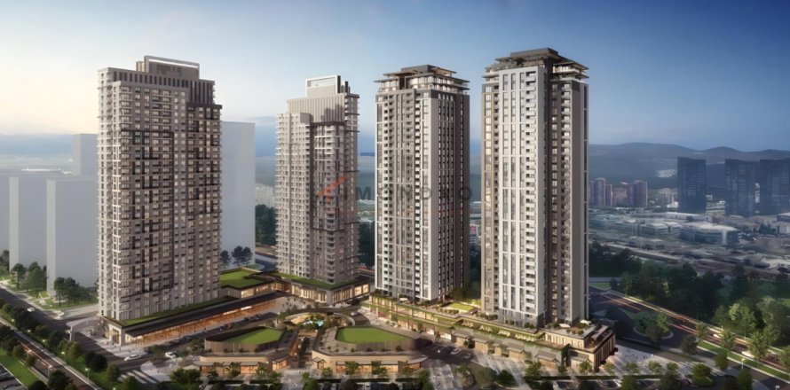 Квартира с 3 спальнями в Умрание, Турция №125980