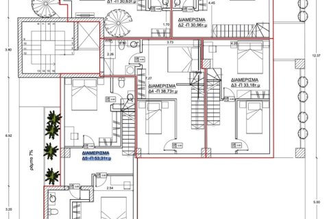 3 bedrooms Duplex in Piraeus, Greece No. 54329 3