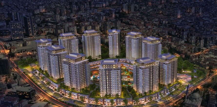 4 rooms Appartement à Istanbul, Turkey No. 120759