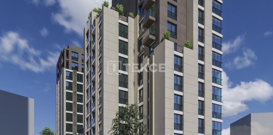 Квартира с 2 спальнями в Стамбул, Турция №61909