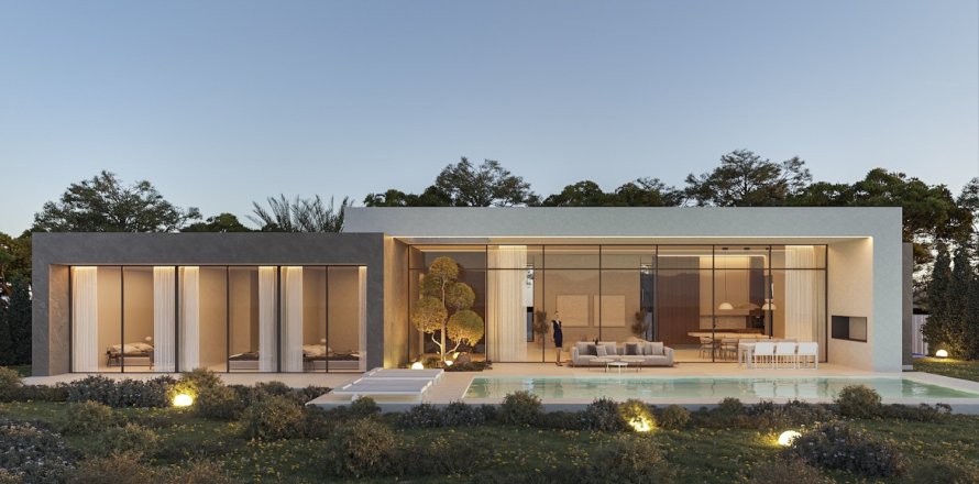 Вилла с 3 спальнями в Кальпе, Испания №123557