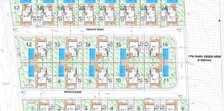 Дом с 3 спальнями в Героскипу, Кипр №37204