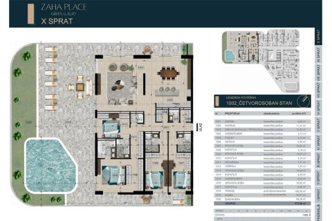 4 bedrooms Penthouse in Bar, Montenegro No. 104660 15