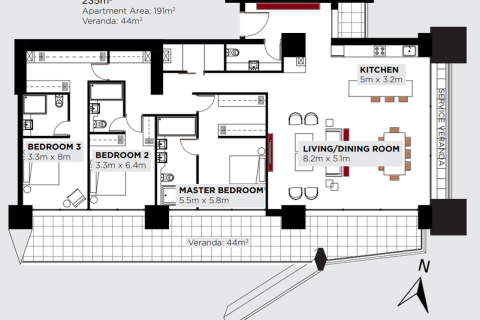 3 chambres Appartement à Germasogeia, Cyprus No. 41362 9