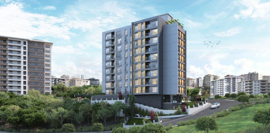 Квартира с 2 спальнями в Стамбул, Турция №15237