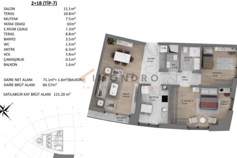 Квартира с 3 спальнями в Vinh Bao, Вьетнам №80421 20