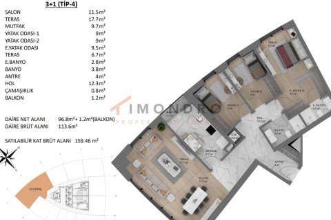 Квартира с 3 спальнями в Vinh Bao, Вьетнам №80421 21