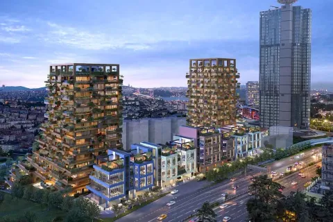 Квартира с 5 комнатами в Стамбул, Турция №92200