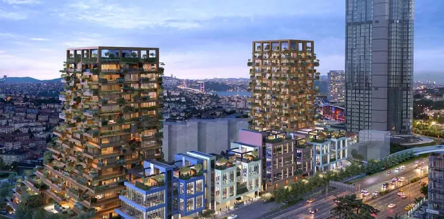 Квартира с 5 комнатами в Стамбул, Турция №92200