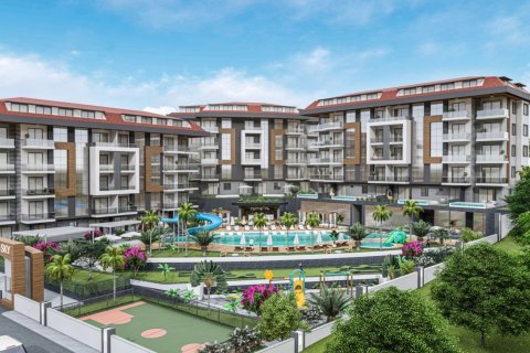 Квартира с 4 спальнями в Аланья, Турция №54040