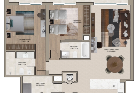 2 bedrooms Apartment in Can Tho, Vietnam No. 91370 10