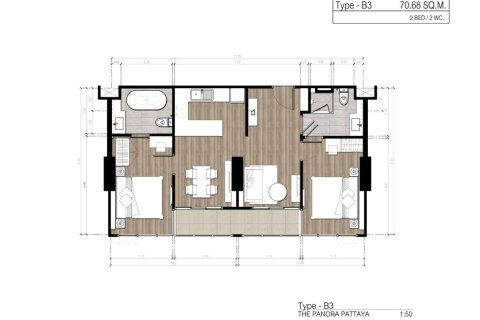 2 bedrooms Condo  in Pattaya, Thailand No. 98279 23