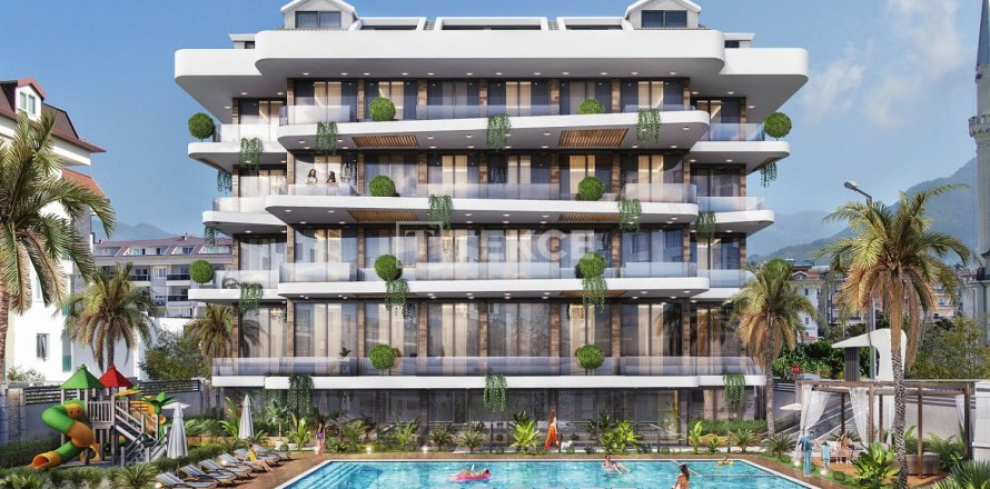 Квартира с 2 спальнями в Аланья, Турция №89850