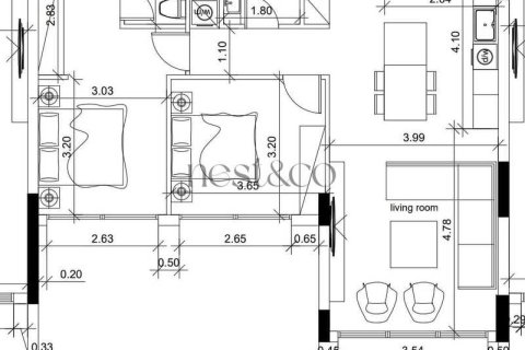 Квартира с 2 спальнями в Агиос Афанасиос, Кипр №79755 2