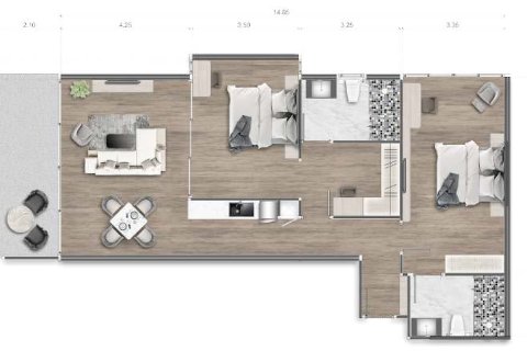 2 bedrooms Condo in Patong, Thailand No. 1974 15