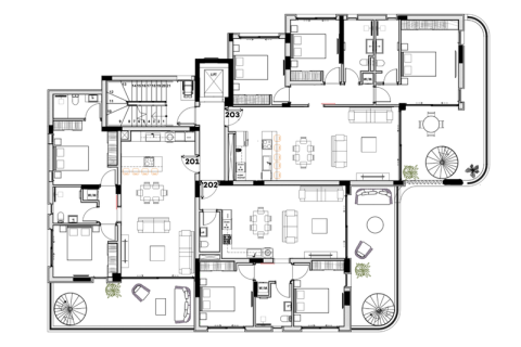 2 bedrooms Penthouse in Germasogeia, Cyprus No. 71958 13