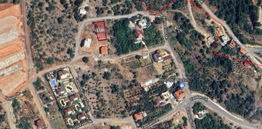 1 dormitorio Land en Oba, Turkey No. 12717