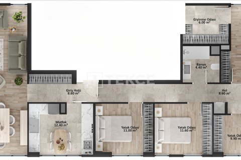 2 chambres Appartement à Chau Doc, Vietnam No. 83177 3