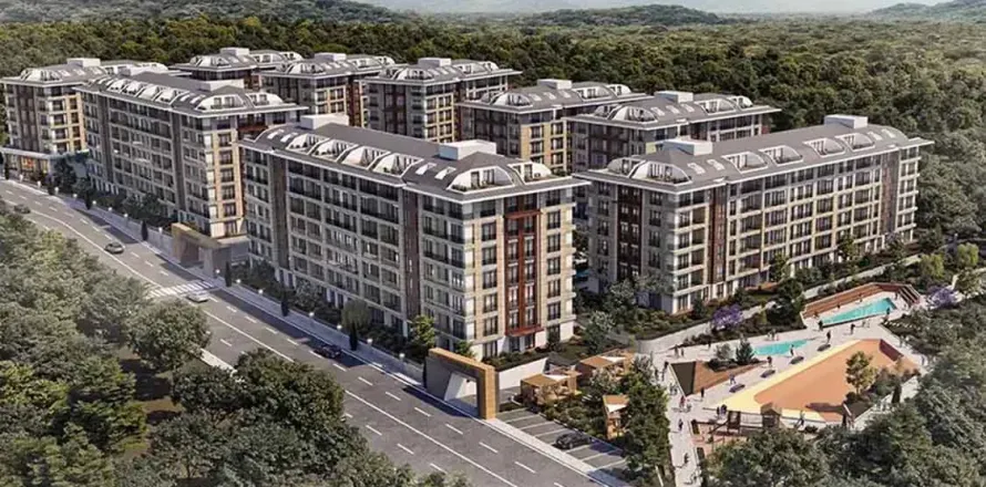 3 rooms Apartment in Istanbul, Turkey No. 92422