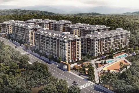 Квартира с 3 комнатами в Стамбул, Турция №92422