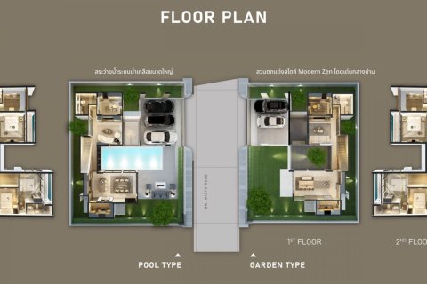 Дом с 4 спальнями в Чиангмай, Таиланд №98067 16