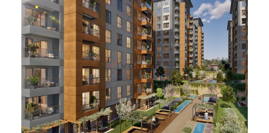 Квартира с 2 спальнями в Газиосманпаша, Турция №122490