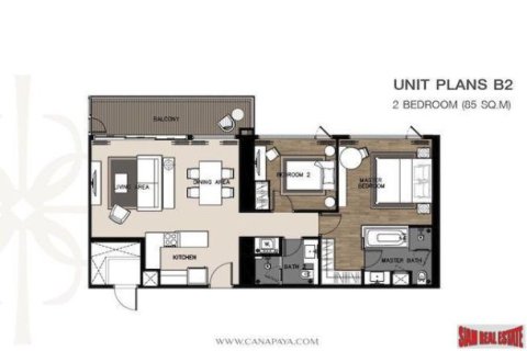 2 bedrooms Apartment in Bangkok, Thailand No. 96070 2