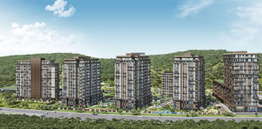 Квартира с 1 спальней в Сарыер, Турция №21313