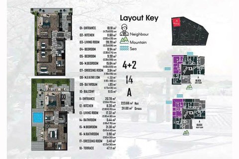 4 chambres Appartement à Yen Lac, Vietnam No. 11318 7