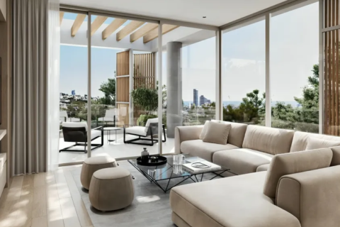 3 dormitorios Apartment en Germasogeia, Cyprus No. 46871 1