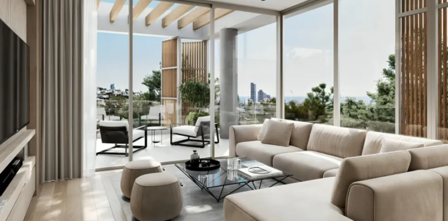 3 dormitorios Apartment en Germasogeia, Cyprus No. 46871