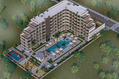 Квартира с 2 спальнями в Аксу, Турция №123838