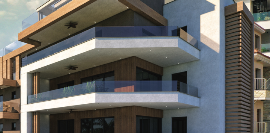 Пентхаус с 3 спальнями в Агиос Афанасиос, Кипр №73129