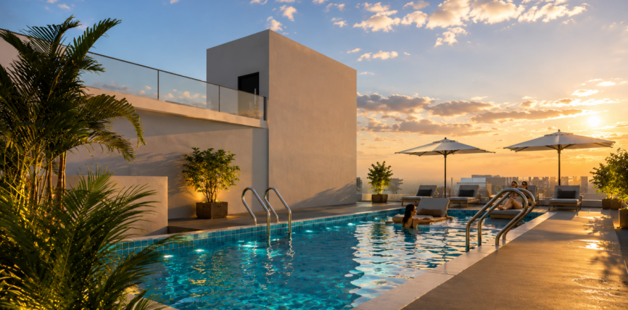 Studio Appartement à Dubai, UAE No. 128374