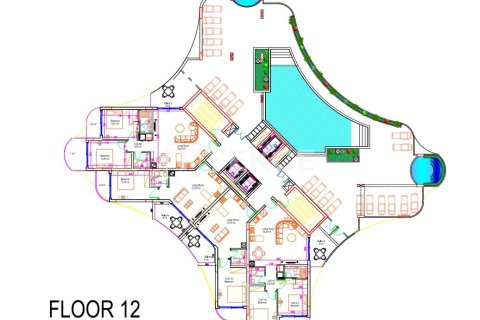 2 chambres Appartement à Vinh Hoa, Vietnam No. 15787 14