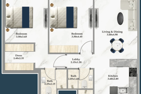 2 bedrooms Apartment in Can Tho, Vietnam No. 88618 8