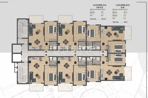 Пентхаус с 2 спальнями в Chau Lang, Вьетнам №82355 2