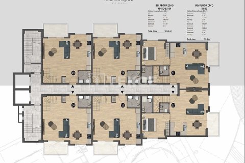 Пентхаус с 2 спальнями в Chau Lang, Вьетнам №82355 4