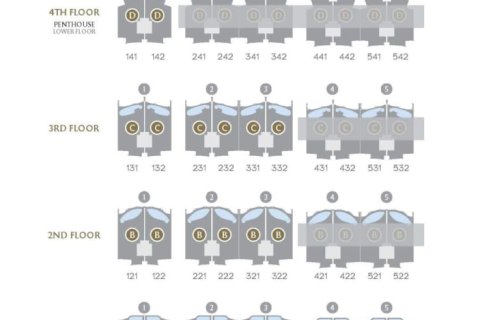 Кондоминиум  с 3 спальнями в Банг Тао, Таиланд №1710 11