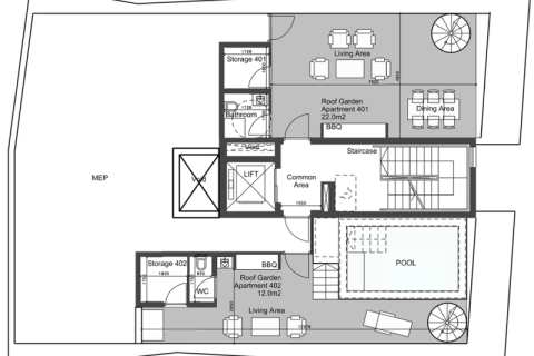 3 bedrooms Penthouse in Limassol, Cyprus No. 82449 14