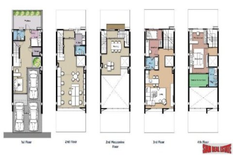 2 dormitorios Office en Bangkok, Thailand No. 95807 5